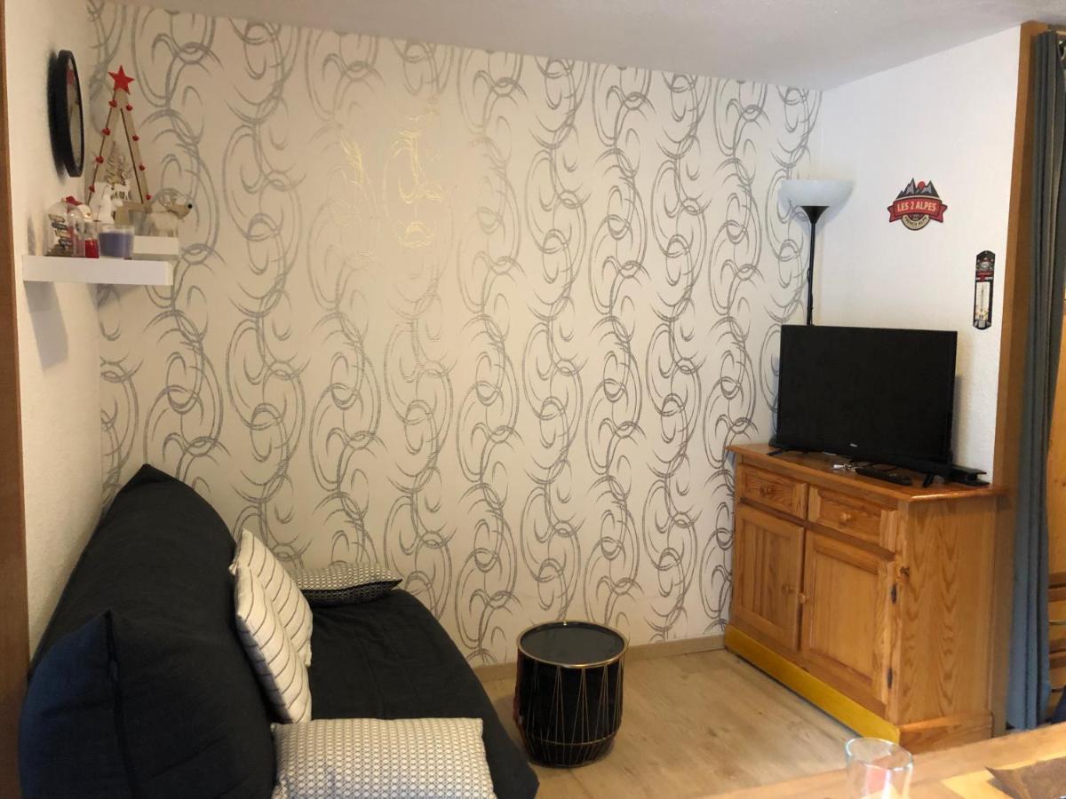 Petit Appartement Labellise Les 2 Alpes Residence Arc En Ciel Telesiege Petite Aiguille لو دوز آلب المظهر الخارجي الصورة